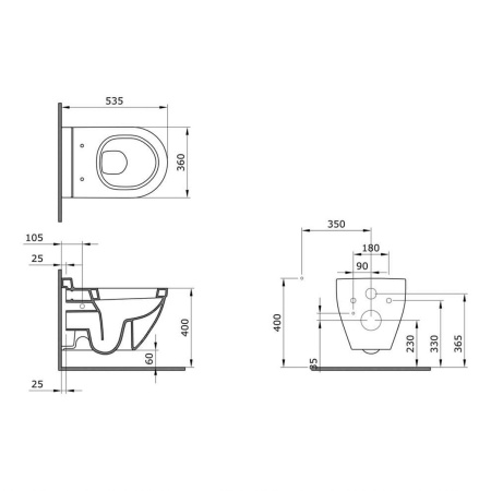 Крышка сиденье Ambassador Nord 132T20101